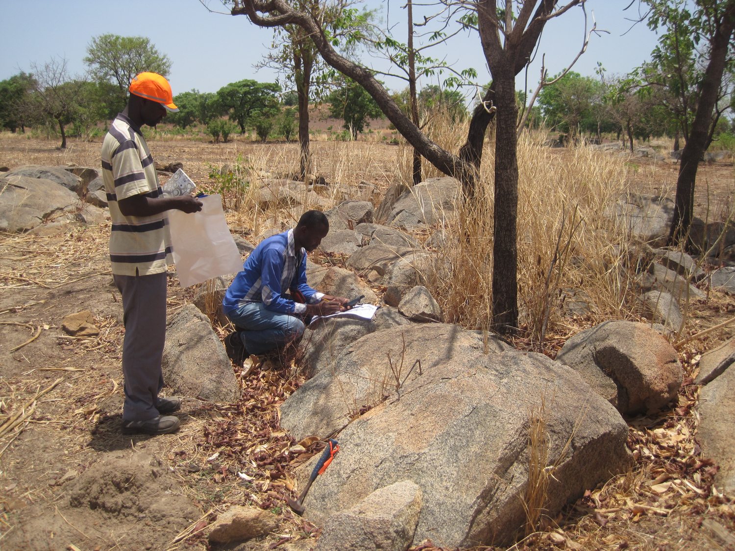 Field mapping at Ouassada